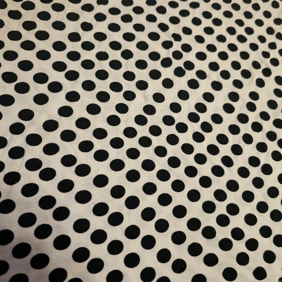 LOFT Black and White Polka Dot Blouse - Picture 4 of 4